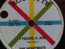 78 rpm Roulette 4054, Heartbeats, I Found a Job, Down on My Knees, V+