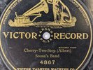 1907 Sousa's Band Brass Military March 78 RPM Cherry - Single Sided Victor J2