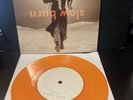 David Bowie Slow burn Orange 7 Inch Vinyl  Very Good Read Description