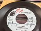 Lionel Hampton - Recado /Bossa Nova York Vinyl 7” 45 Rpm Record SIGNED AUTO