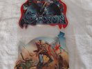 Iron Maiden Saxon 2 x UK Picture Discs The Trooper 1983  Rock The Nations 1986