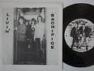 LIVIN' SACRIFICE debut EP RARE M- swedish punk 7