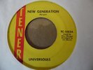 RARE FUNK 45 UNIVERSOULS (UNIVERSALS) ON TENER NEW GENERATION