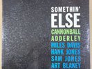 CANNONBALL ADDERLEY -SOMETHIN' ELSE-USA BLUENOTE DG WEST 63RD RVG EAR LP-BLP1595