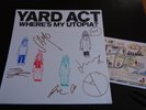 YARD ACT WHERES MY UTOPIA SIGNED & STAMPED LEEDS EXC POP UP SHOP SLEEVE & FLYER