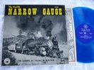 RIO GRANDE NARROW GAUGE RAILROAD SOUNDS LOCOMOTIVE INNER MAP BLUE VINYL