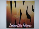 NXS – Listen Like Thieves LP Aus 1985 Original, Gatefold, Lyric Inner