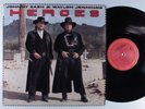 JOHNNY CASH & WAYLON JENNINGS Heroes COLUMBIA LP NM f