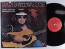 DAVID ALLAN COE Human Emotions COLUMBIA LP with lyric sheet insert f