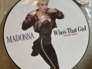 MADONNA WHO'S THAT GIRL PICTURE DISC 12'' LP VINYL LIMITED EDITION MADEIN ENGLAN