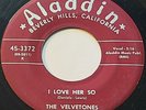 The Velvetones: “Glory Of Love”, Aladdin – 45-3372, 1957, Doo Wop / R&B  -  VG+
