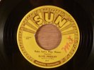 Elvis Presley Baby Let's Play House/I'm Left, You're Right She's Gone Push Marks