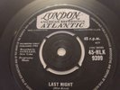 Last Night Mar-Keys 7 Inch UK 45-HL-K9399 1961 UK 45 Single
