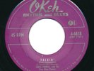CHRIS POWELL & FIVE BLUE FLAMES - Talkin / Masquerade Is Over -OKEH- R&B 45rpm