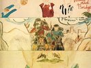 John Lennon Walls and Bridges LP vinyl UK Apple 1974 in fold over sleeve with