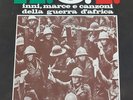 faccetta nera canti della guerra d'africa disco 33 giri