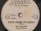 Big Walter Horton Hard-Hearted Woman Back Home To Mama States Blues 78 RPM HEAR