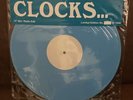 Coldplay ‘ Clocks ‘ CLOCKS001 12” Ltd Promo Blue Vinyl White Label UK 2003 NEW M