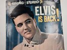 ELVIS IS BACK STEREO LP RECORD RCA VICTOR LSP-2231 W/ ORIGINAL PAPER SLEEVE RARE