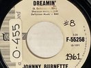 Johnny Burnette WLP Promo 45 Dreamin' / Cincinnati Fireball Liberty F-55258 Ex