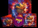 JUDAS PRIEST INVINCIBLE SHIELD ALTERNATIVE VINYL  & CD SIGNED AUTOGRAPH ART CARD