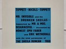 Tippett/Nicols/Tippett Mr. Invisible And The Drunken Sheilas LP VG+