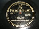 78rpm - Paramount 20510 - Sam Lanin - Hello Cutie / Red Lips Kiss My Blues Away