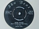 Reggae JACKIE OPEL More Wood (Put Wood On Fire)/Ska Beat JB.190 (1965)