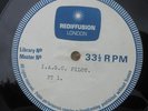 Mega RARE LP Acetate - REDIFFUSION - Pilot TV Show SMALL FACES (Ready Steady Go)
