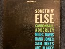 CANNONBALL ADDERLEY - Somethin' Else BLUE NOTE VINYL LP dmm REISSUE VG+/VG+