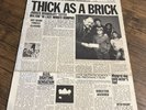 Jethro Tull “Thick As A Brick” 1972 UK 1st Press A-2U/B-3U  12 Inch LP Newspaper
