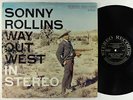 Sonny Rollins - Way Out West LP - Contemporary - S7017 Stereo DG VG+