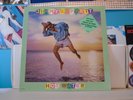 JIMMY BUFFETT-Hot Water-Vinyl LP-with Gold Promo Stamp & Hype Sticker-1988 MCA