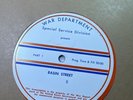 16” TRANSCRIPTION RECORD War Department Special Service WWII BASIN STREET