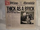 JETHRO TULL  Thick As A Brick   Chrysalis  CHR 1003  RARE VINTAGE VINYL EXCELLEN
