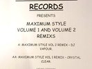 Tom And Jerry - Maximum Style Volume 1 And Volume 2 (Remixes) - UK Promo 12