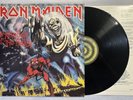 IRON MAIDEN - THE NUMBER OF THE BEAST (1982) - LP - UK 1ST PRESS - EX