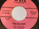 GENE MUMFORD & SERENADERS When You're Smiling/Give Me... ORIGINAL DOO WOP 45 VG+