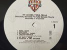Ry Cooder Paris Texas Original Soundtrack U.S. 1st Press Promo NM Vinyl LP 25270