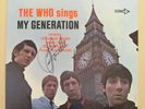 THE WHO SINGS MY GENERATION 1971 DECCA LP SIGNED BY JOHN ENTWISTLE RARE
