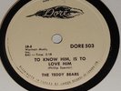 Dore 503 The Teddy Bears To Know Him, Is To Love Him 78 RPM E+ E+ Canadian Press