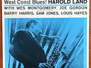 LP HAROLD LAND WEST COAST BLUES  OJC-146 WES MONTGOMERY VG+/VG+ FANTASY USA