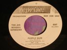RARE PROMO 45-JIMI HENDRIX PURPLE HAZE/THE WIND CRIES MARY