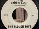 Surf Garage The Slough Boys FRIED CHICKEN BABY / SURFIN ON CEDAR LAKE 45 Rare
