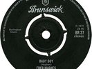 Fred Hughes / Johnny Jones And The King Casuals - Baby Boy / Purple Haze (7