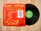 A Very Special Christmas KEITH HARING A&M SP 3911 emboss. SHRINK+Hype Sticker NM