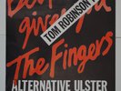 STIFF LITTLE FINGERS Alternative Ulster RARE ORIG promo poster 17