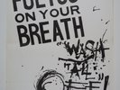 YOU'VE GOT FOETUS ON YOUR BREATH Wash It All Off PROMO POSTER industrial punk