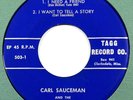 BLUEGRASS GOSPEL - Carl Sauceman & The Green Valley Quartet - Tagg 503 - EP HEAR