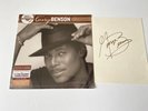 George Benson best of barnes and noble LP with signed lyric sheet